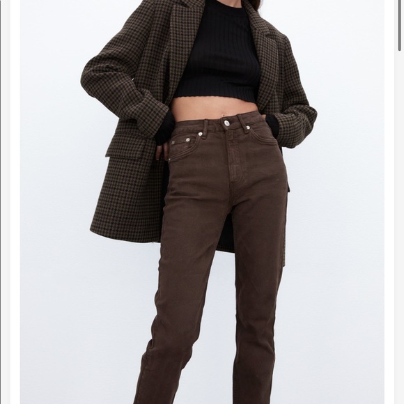 ZARA BROWN JEANS - Picture 3 of 11